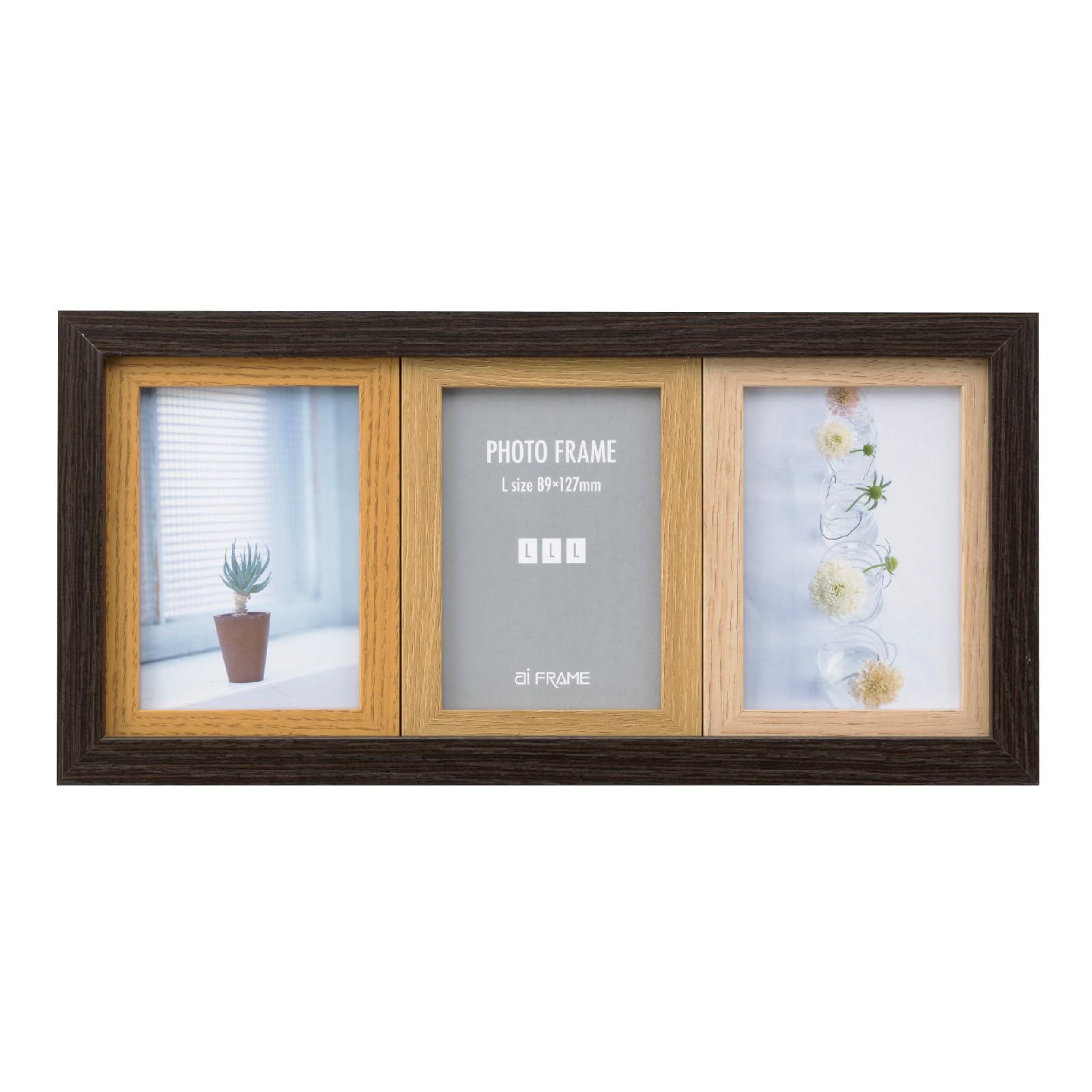 petal額縁セット 写真用額縁 8203/ホワイト 写真A3（420×297mm） 前面UVカットアクリル